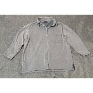 Rebecca Malone Women's Gray Long Sleeve Sweater Shirt